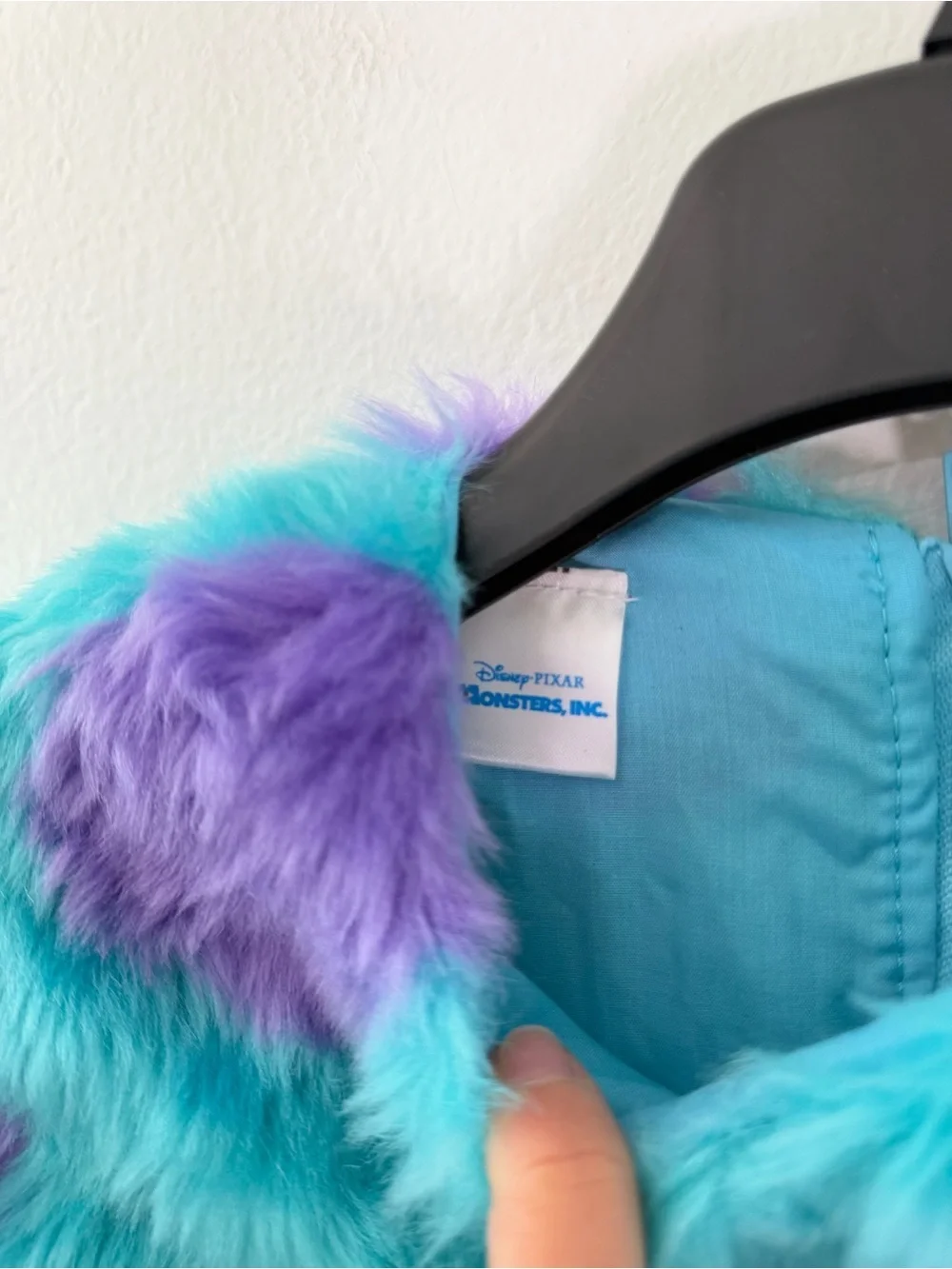 Pottery Barn Kids Sulley Costume 4-6 Monsters Inc Disney Pixar No Head - Picture 4 of 10